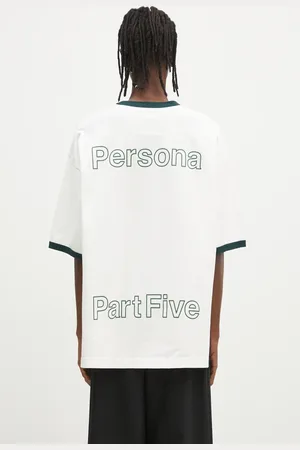 Maison Mihara Yasuhiro T-shirt bawełniany Leon Embroidery Tee męski kolor z nadrukiem J14TS771