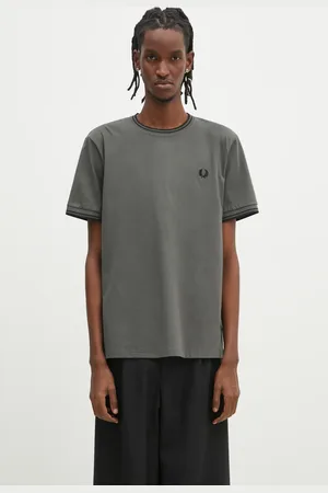 Fred Perry T-shirt bawełniany męski kolor gładki M1588.U70