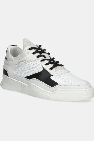 Filling pieces Sneakersy skórzane Low Top Ghost Paneled męskie kolor 25298802024