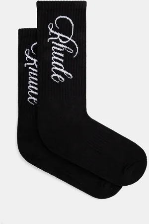 Rhude Skarpetki Vertical Script męskie kolor RHPS25SO07117
