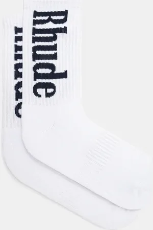 Rhude Skarpetki Vertical Logo męskie kolor RHPS25SO02117