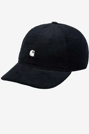 Carhartt Czapka bawełniana Harlem kolor gładka I028955-WAX/BLACK