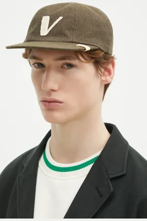 VISVIM Czapka z daszkiem wełniana Honus Cap kolor z aplikacją 125103003011