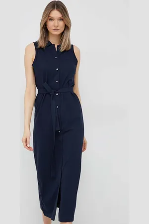 Lacoste Sukienka kolor midi dopasowana
