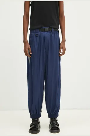 Y-3 Spodnie dresowe 3-Stripes Nylon Shell Pant męskie kolor gładkie JM7789