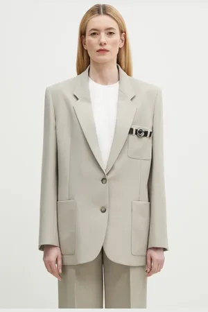COPERNI Marynarka Belted Pocket Tailored kolor oversize gładka COPV69F3004