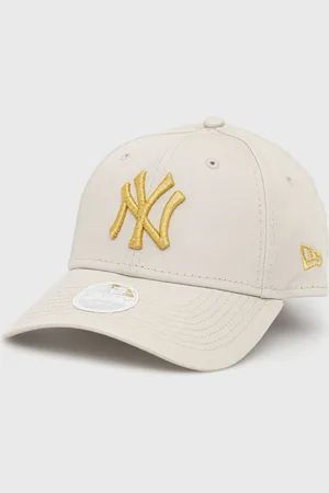 New Era Czapka bawełniana kolor z aplikacją