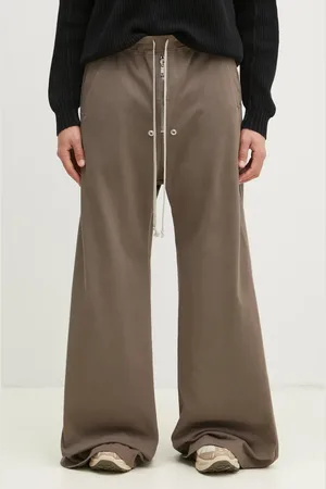 Rick Owens Rick Owens spodnie dresowe bawełniane Geth Belas kolor gładkie DU01E3378.RIG