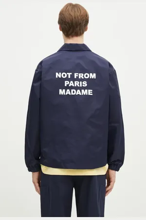 Drôle de Monsieur Kurtka La Veste Slogan kolor przejściowa PERM-JT183-PA014-NY