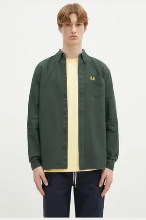 Fred Perry Koszula bawełniana męska kolor regular z kołnierzykiem button-down M5516.X89