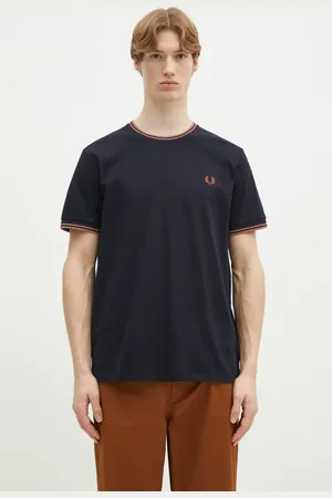Fred Perry T-shirt bawełniany męski kolor gładki M1588.Y31
