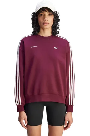 adidas Bluza x Sporty & Rich Sweatshirt damska kolor gładka JN5321