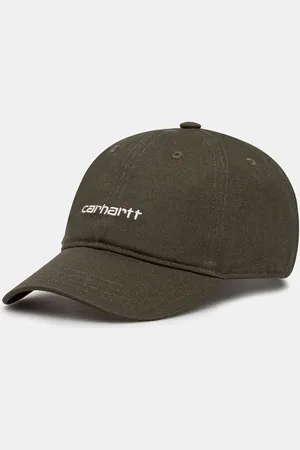 Carhartt Czapka z daszkiem bawełniana Canvas Script Cap kolor z aplikacją I028876.2QHXX