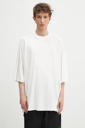 Rick Owens Rick Owens t-shirt bawełniany Tommy T męski kolor gładki DU01E3259.RN