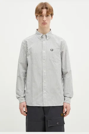 Fred Perry Koszula bawełniana męska kolor regular z kołnierzykiem button-down M6574.X86