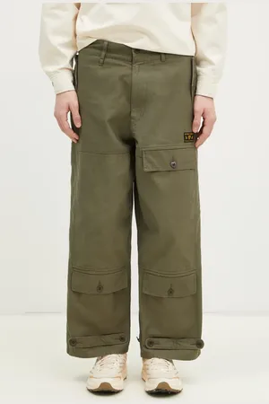 HUMAN MADE Spodnie bawełniane Air Force Pants męskie kolor proste HM29PT009
