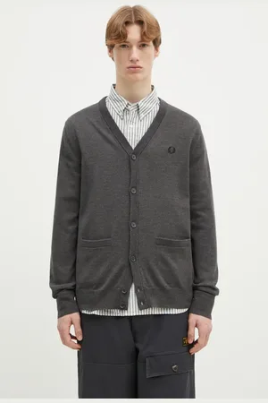 Fred Perry Kardigan wełniany męski kolor K9551.R85
