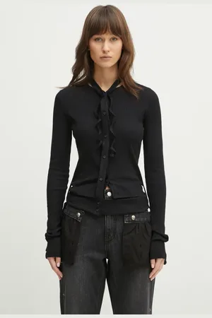 OTTOLINGER Kardigan Double Closure Rib Cardigan damskie kolor lekki 104-600204-01