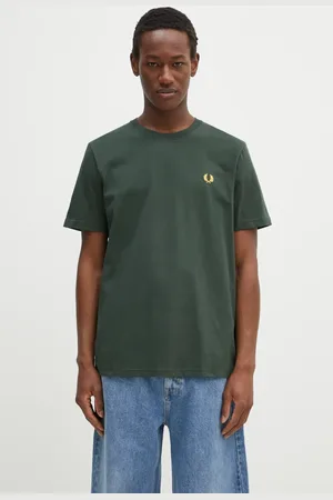 Fred Perry T-shirt bawełniany męski kolor gładki M1600.X89