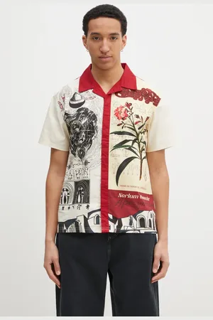 PUMA Koszula bawełniana PALAIS ARTISAN Shirt męska kolor relaxed 629392