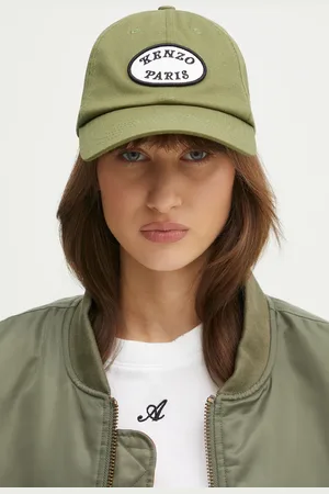 Kenzo Czapka z daszkiem bawełniana kolor z aplikacją FF58AC521F48.50