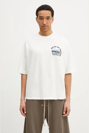 Represent T-shirt bawełniany Out Of The Shadows męski kolor z nadrukiem MLM41058.72
