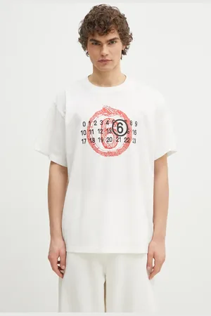 Maison Margiela T-shirt bawełniany męski kolor z nadrukiem SH2GC0020