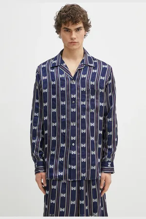 Pins & Needles Koszula One-Up - Papillon Stripe męska kolor relaxed QV106