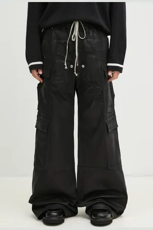 Rick Owens Rick Owens spodnie Double Cargo Jumbo Belas męskie kolor proste DU01E3398.SCF
