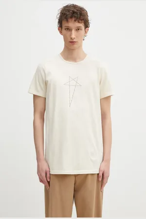 Rick Owens Rick Owens t-shirt bawełniany Level T męski kolor z nadrukiem DU01E3250.RNNP3P