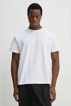 HELIOT EMIL T-shirt męski kolor PRESS25_M_09_089_WHT02_CO
