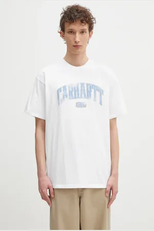 Carhartt T-shirt bawełniany S/S Lecture T-Shirt męski kolor z nadrukiem I034766.024G