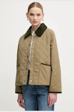 Barbour Kurtka Anise kolor przejściowa oversize LQU1813GN32