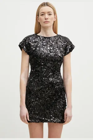 Ganni Sukienka Velvet Sequins Mini kolor mini dopasowana T4045