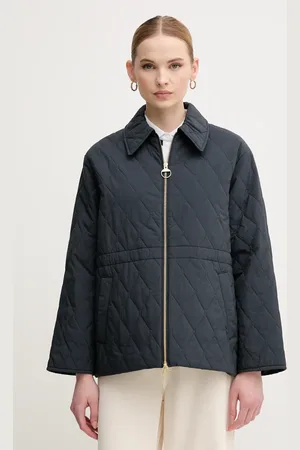 Barbour Kurtka Clarissa kolor przejściowa oversize LQU1816NY91