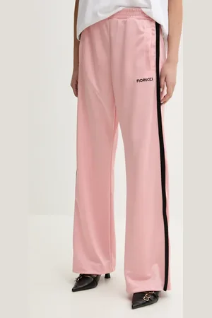 Fiorucci Spodnie dresowe Puffy Piping Track Trousers damskie kolor z aplikacją U02SPBPA057PL01PN02