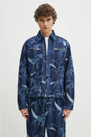 Kenzo Kurtka jeansowa kolor przejściowa FF55DV3106P1.DM