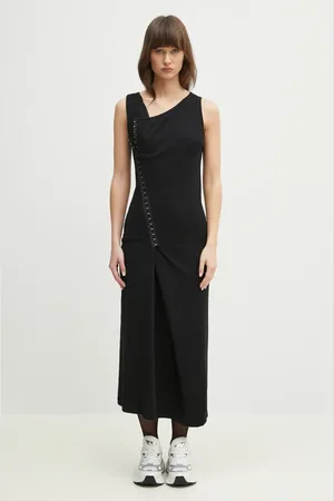 Maison Margiela Sukienka kolor maxi dopasowana S52CT0786