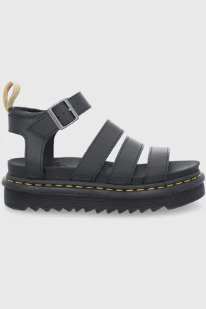 Dr. Martens Sandały Vegan Blaire damskie kolor na platformie DM23806001.V.Blaire-Black
