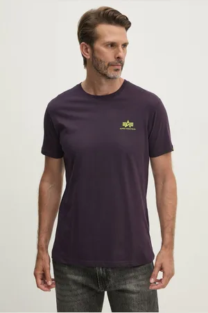 Alpha Industries T-shirt bawełniany Backprint T kolor z nadrukiem