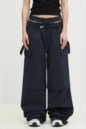 OTTOLINGER Spodnie Baggy Cargo damskie kolor szerokie high waist 106-200106-02