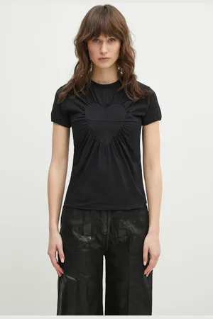 COPERNI T-shirt bawełniany Gathered Heart damski kolor COPJS01F5011