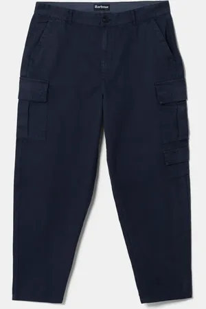 Barbour Spodnie bawełniane kolor w fasonie cargo MTR0754NY91