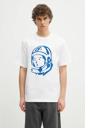 Billionaire Boys Club T-shirt bawełniany Cracked Flock Print Astro T-Shirt męski kolor z nadrukiem B25156