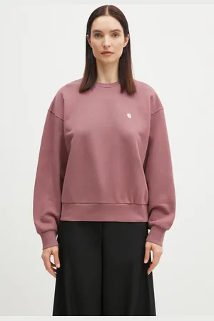 Carhartt Bluza bawełniana Casey Sweatshirt damska kolor gładka I032643