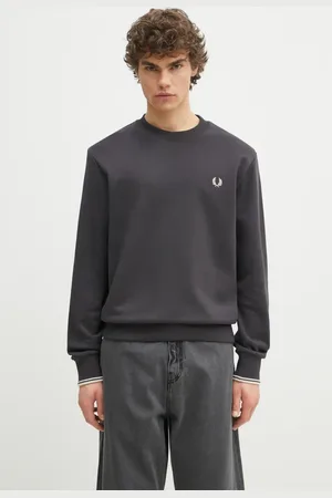 Fred Perry Bluza bawełniana męska kolor z aplikacją M7535.V56