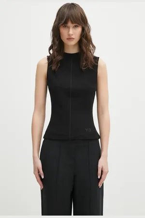 Y-3 Top bawełniany Fitted Tank Top kolor JD1766