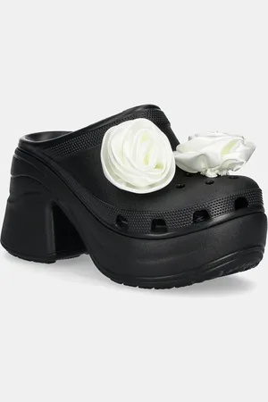 Crocs Klapki Siren Rosette Clog damskie kolor na słupku 210367