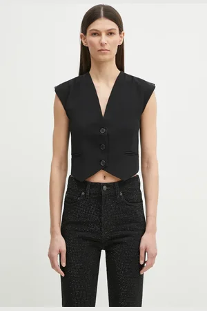 Fiorucci Kamizelka Embroidered kolor jednorzędowa W02SPTSL289PL02BK01