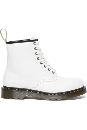 Dr. Martens Botki 1460 Vegan Vegan damskie kolor na płaskim obcasie DM27213113